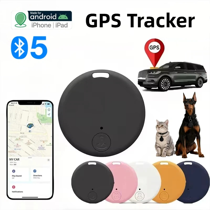 Heavy Equipment Gps Tracker - GPS-Tracker Bluetooth 5.0 Anti-Verlust-GPS-Mini-Gerät für Haustiere,