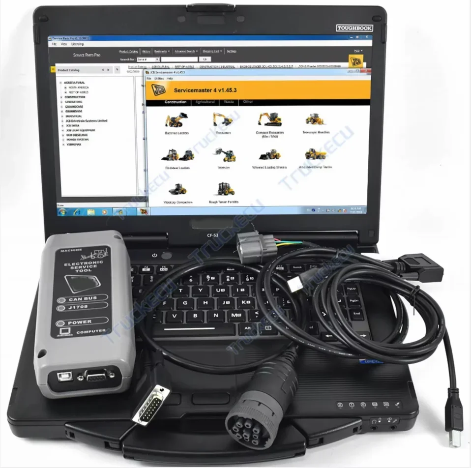 Heavy Equipment Service - Baumaschinengenerator für JCB Electronic Service Master