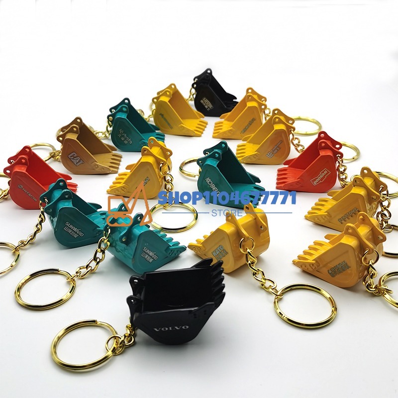 Mit Eimer-Schlüsselanhänger fü – Heavy Equipment Keychain Bewertung und Preis