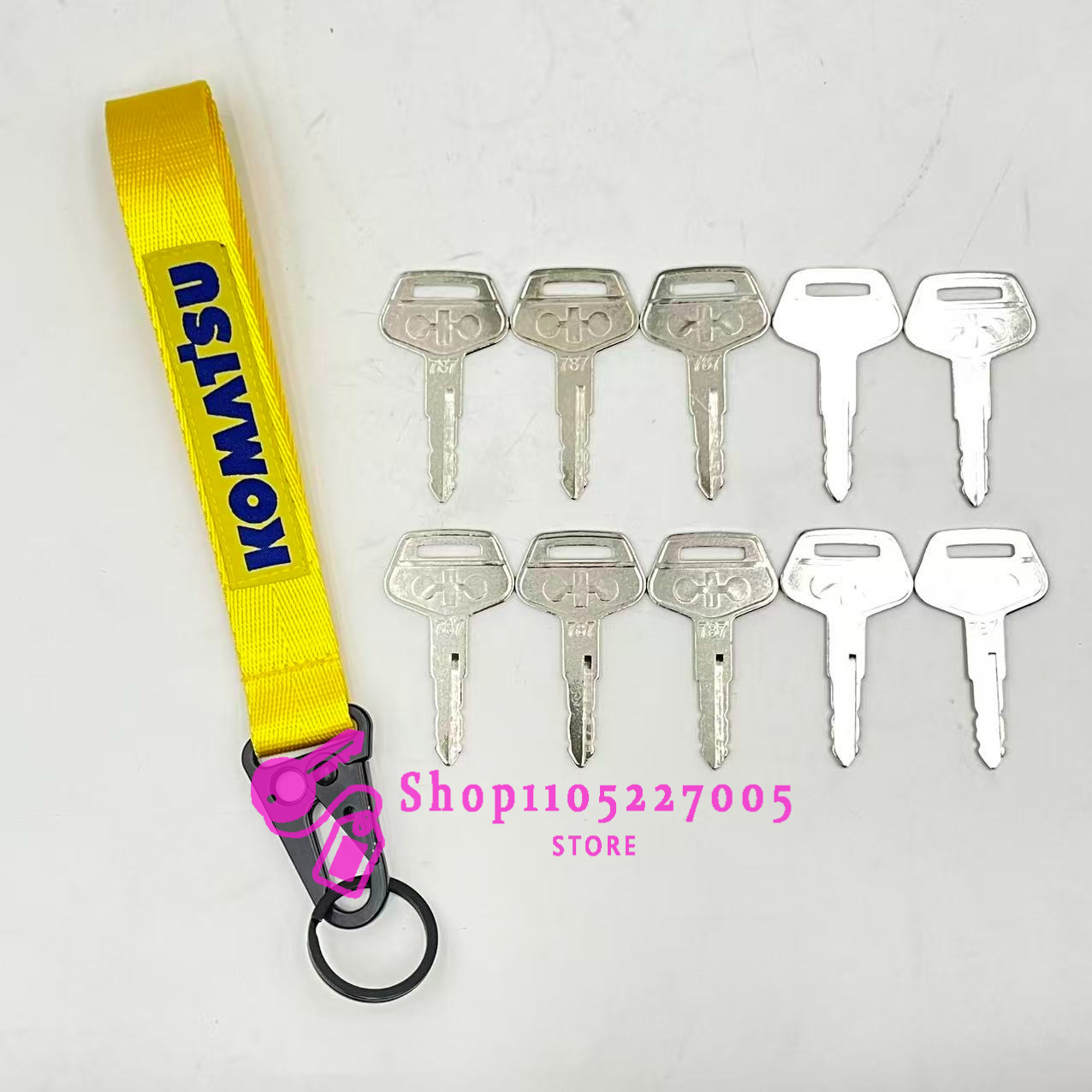 2/5/10 Stück 787 Schlüssel für – Heavy Equipment Keychain Bewertung und Preis