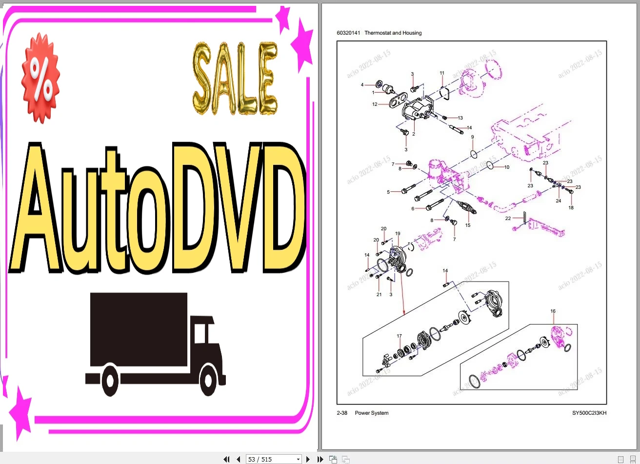 AutoDVD Sany Heavy Equipment P – Heavy Equipment Usa Bewertung und Preis